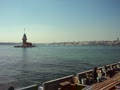 イスタンブルの乙女の塔を望むこのあたりはもっとものどかで眺めのいい場所のひとつです。